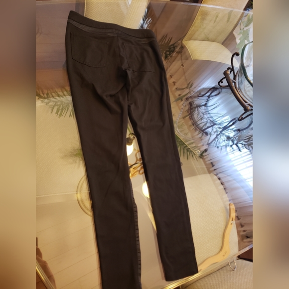 Cache Black Silk Leggings 2 - Picture 3 of 4